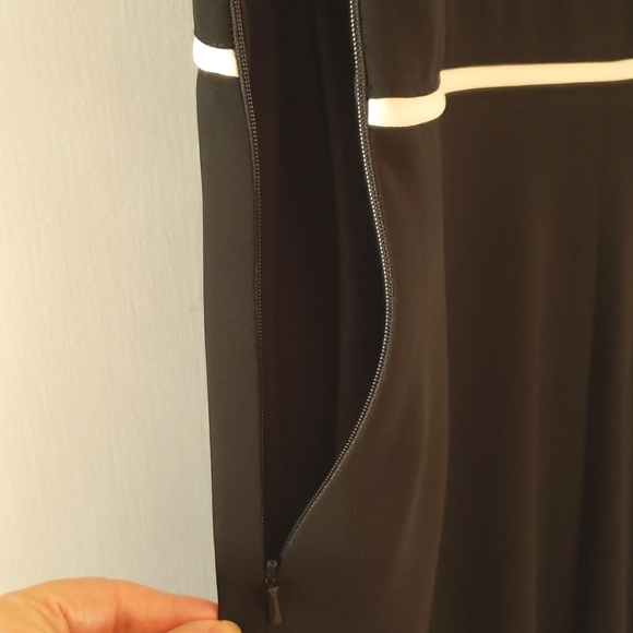 Evan Picone black and white Dress 14 EUC - Picture 6 of 8